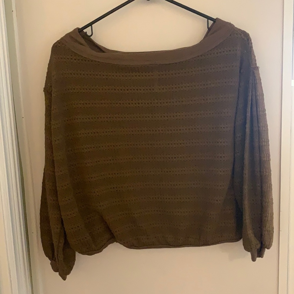 Free People women’s brown sweater size xs